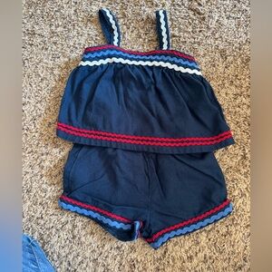 Old Navy Blue Garment with Elastic Detail